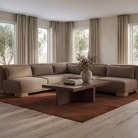 June Sofa Dark Brown