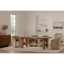 Drava Rolling Dining Chair Beige