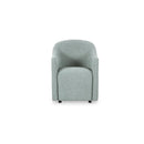 Drava Rolling Dining Chair Light Blue