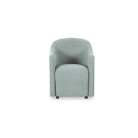 Drava Rolling Dining Chair Light Blue