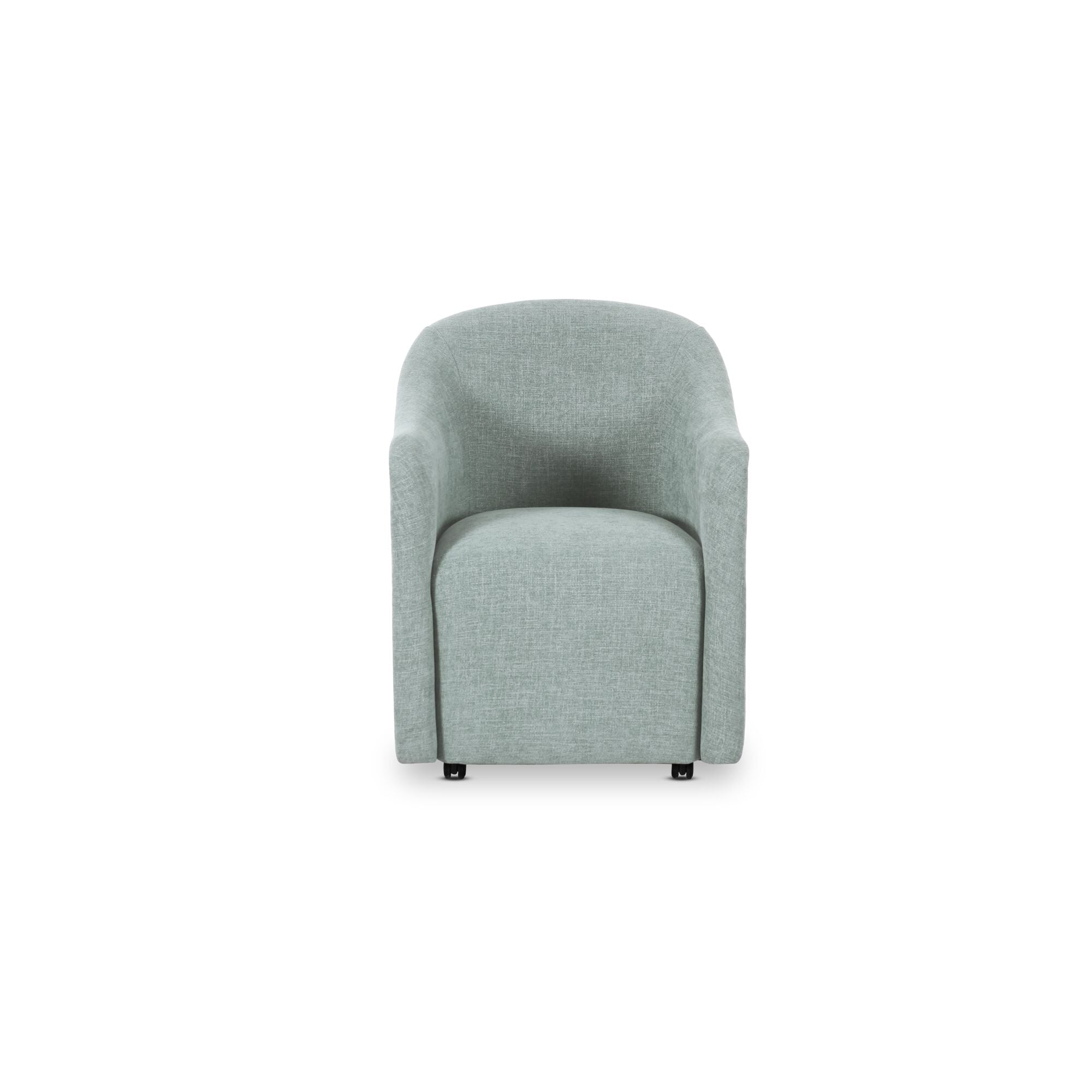 Drava Rolling Dining Chair Light Blue