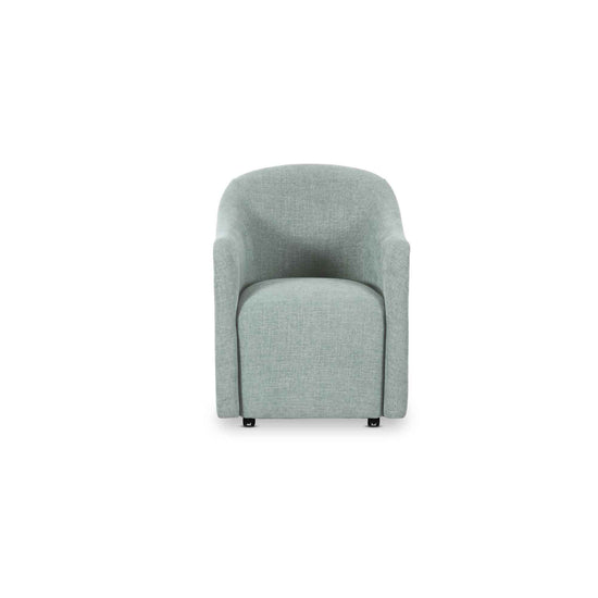 Drava Rolling Dining Chair Light Blue