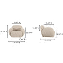 Hazel Lounge Chair Off White