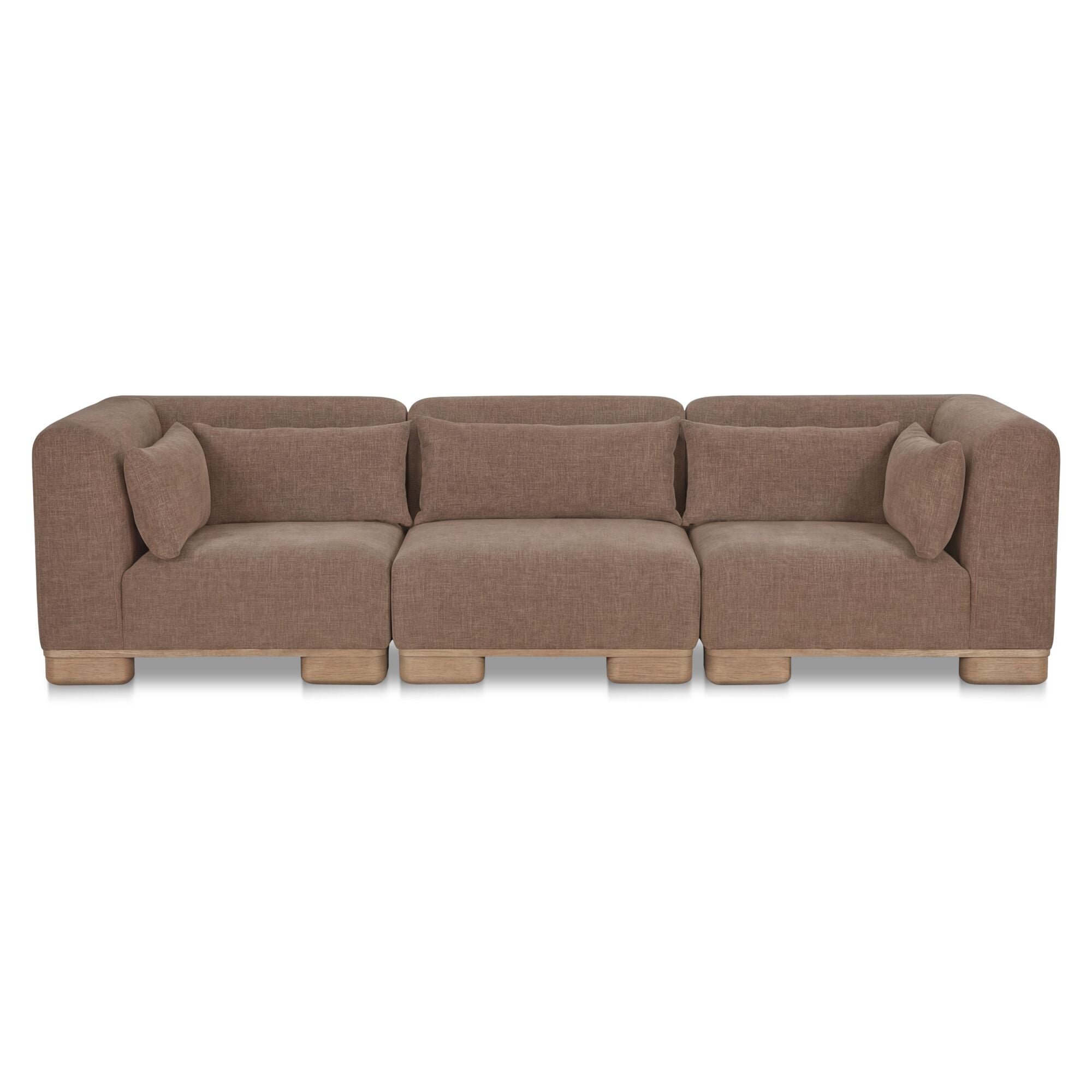 June Modular Sofa Dark Brown