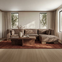 June Lounge Modular Sectional Dark Brown