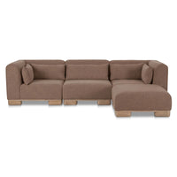 June Lounge Modular Sectional Dark Brown