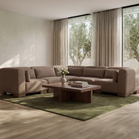 June Classic L Modular Sectional Dark Brown