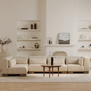 June U Shaped Modular Sectional Oatmeal