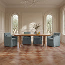 Lydia Slipcover Dining Chair Blue