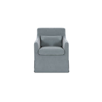 Lydia Slipcover Dining Chair Blue