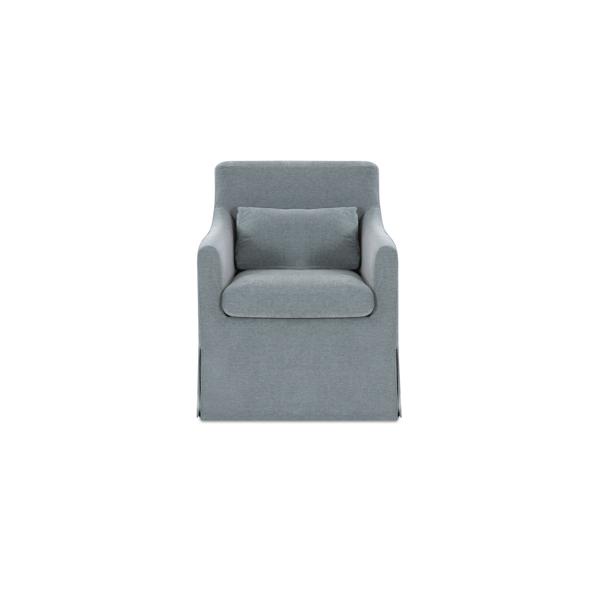 Lydia Slipcover Dining Chair Blue