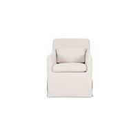 Lydia Slipcover Dining Chair Beige