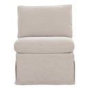 Fable Slipcover Dining Slipper Chair Beige