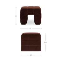 Verity Stool Warm Brown