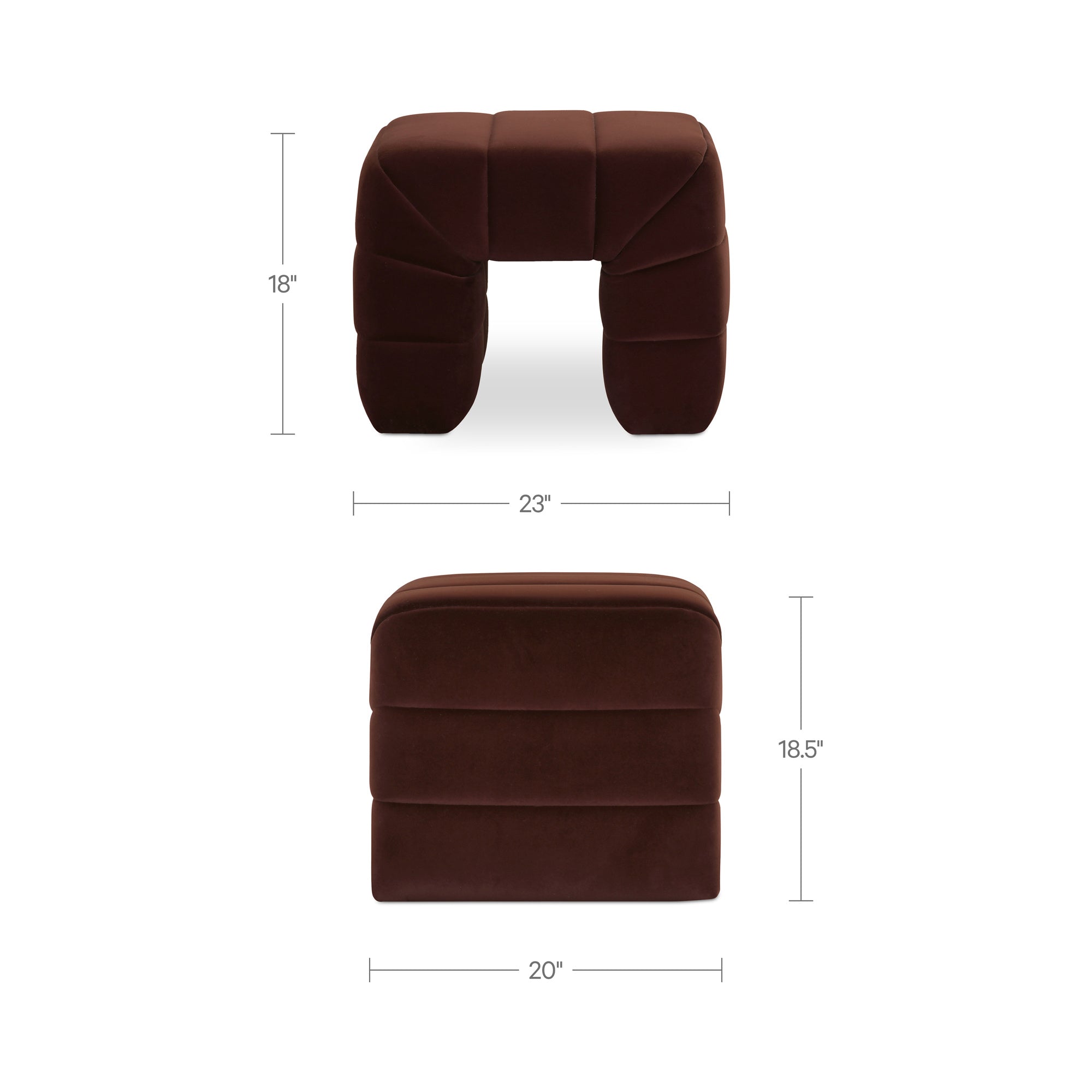 Verity Stool Warm Brown