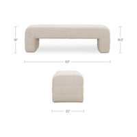 Verity Bench Oatmeal