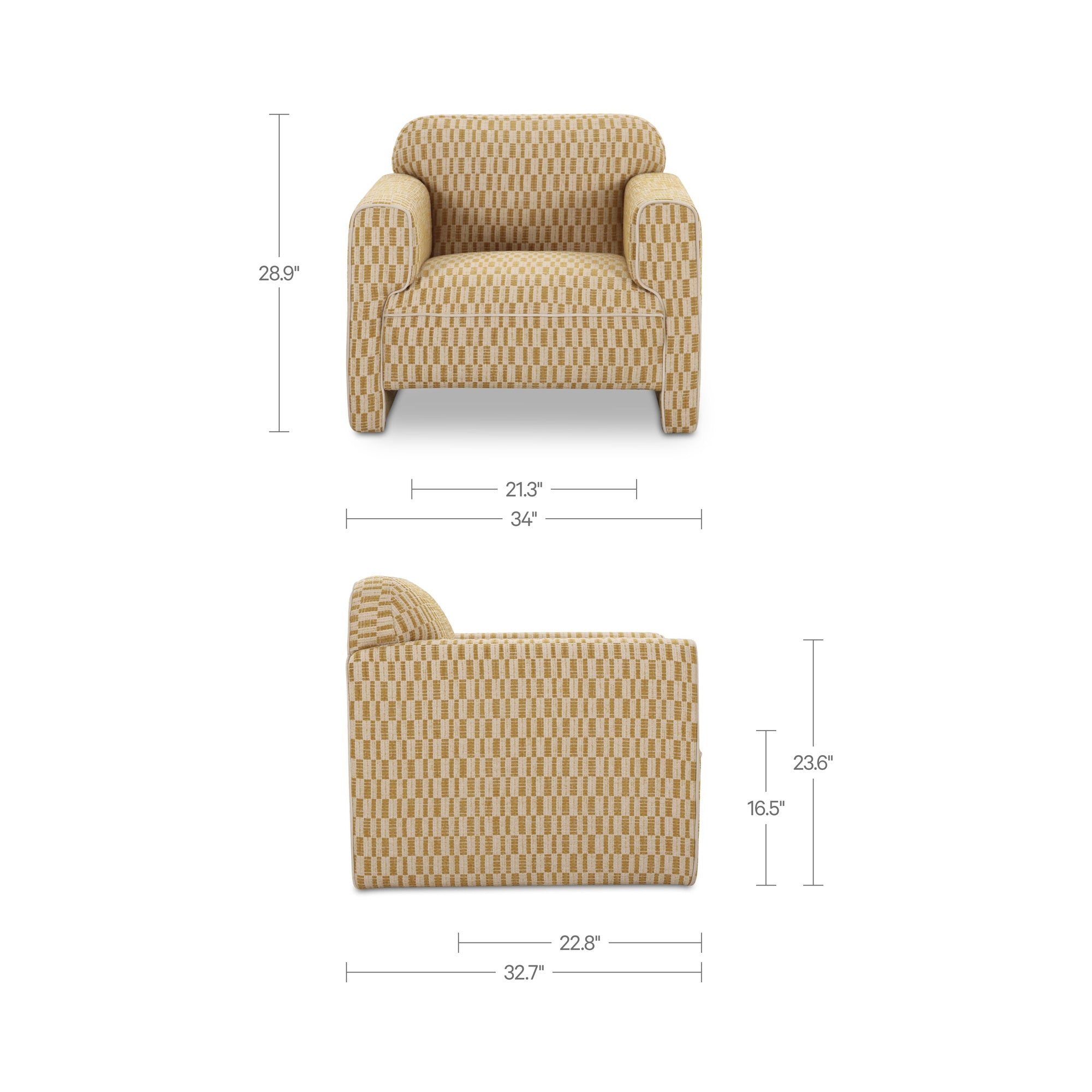 Leo Accent Chair Chartreuse