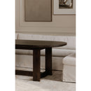Fable Slipcover Dining Banquette L-Shape Beige 96 in.