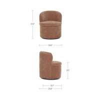 Dane Swivel Dining Chair Heritage Pink