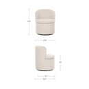Dane Swivel Dining Chair Oatmeal