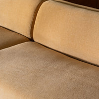 Naomi 2 Piece Wave Modular Sectional Golden Yellow