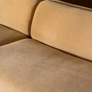 Naomi 2 Piece Concave Modular Sectional Golden Yellow