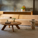 Naomi 3 Piece Concave Modular Sectional Golden Yellow