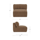 Matina Slipper Chair Taupe