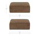 Matina Ottoman Taupe