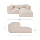 Matina Nook Modular Sectional Oatmeal