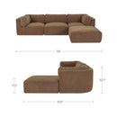Matina Lounge Modular Sectional Taupe