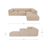 Matina Dream Modular Sectional Oatmeal