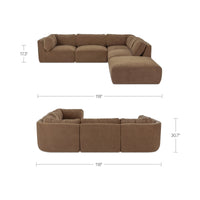 Matina Dream Modular Sectional Taupe
