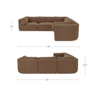 Matina Classic L Modular Sectional Taupe