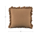 Betty 20 Inch Cushion Ginger
