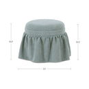 Heidi Storage Ottoman Light Blue