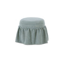 Heidi Storage Ottoman Light Blue