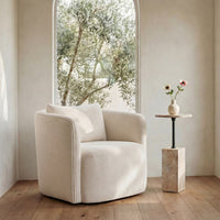 Cecil Accent Chair Warm White