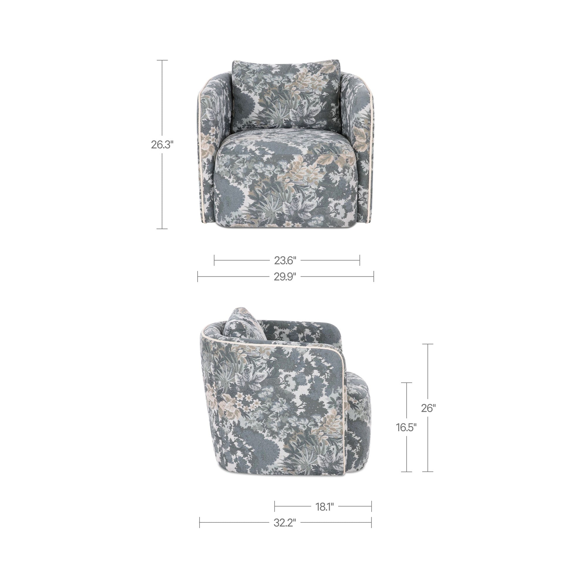 Cecil Accent Chair Tapestry