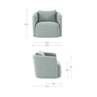 Cecil Accent Chair Light Blue