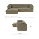 Mischa Left Sectional Sage Green