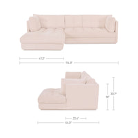 Mischa Sectional Light Beige