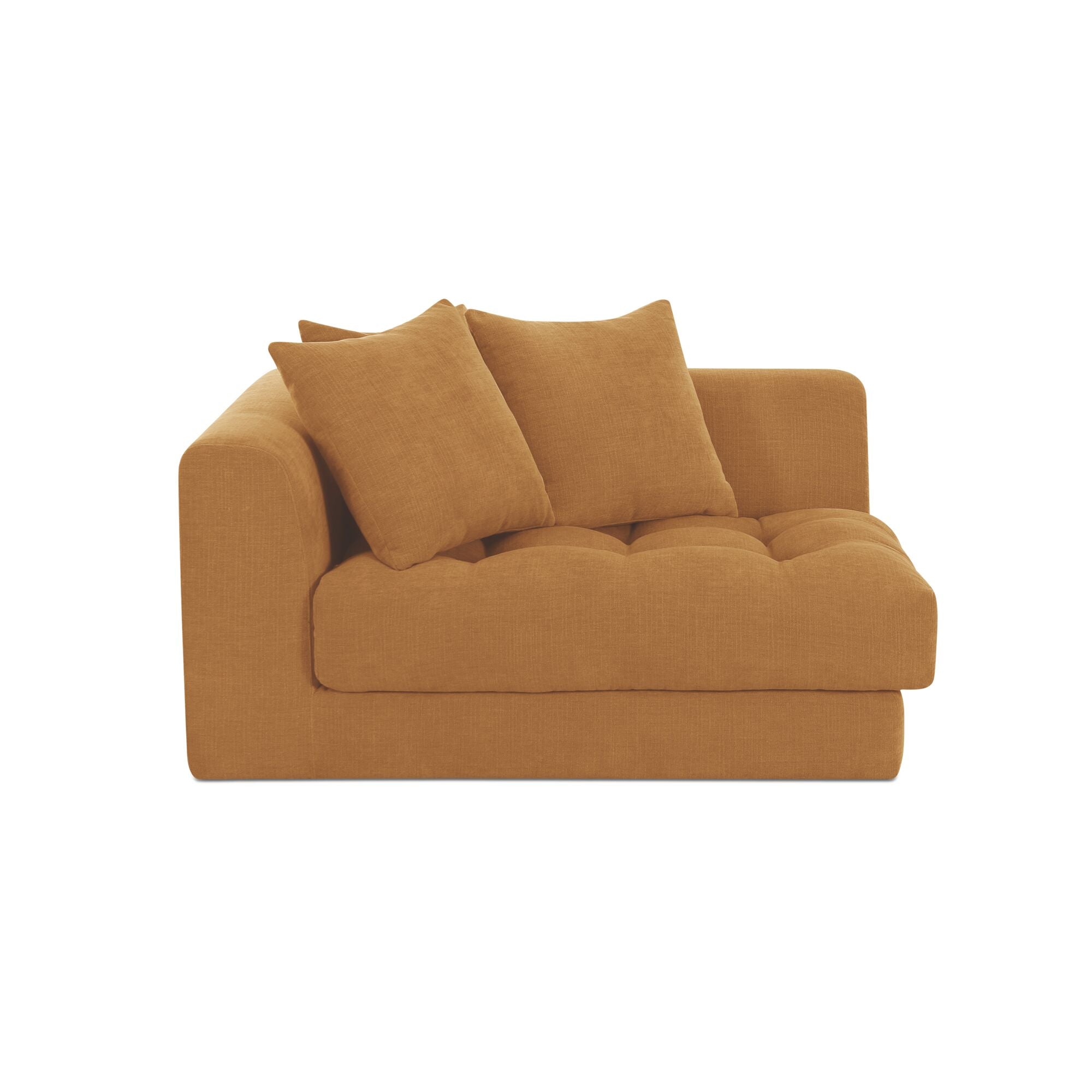 Davie Left Arm Facing Chair Golden Yellow