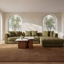 Davie Right Arm Facing Chair Olive