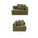 Davie Right Arm Facing Chair Olive