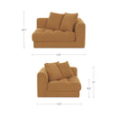 Davie Corner Chair Golden Yellow