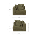 Davie Corner Chair Olive