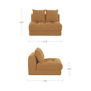 Davie Slipper Chair Golden Yellow