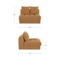Davie Slipper Chair Golden Yellow