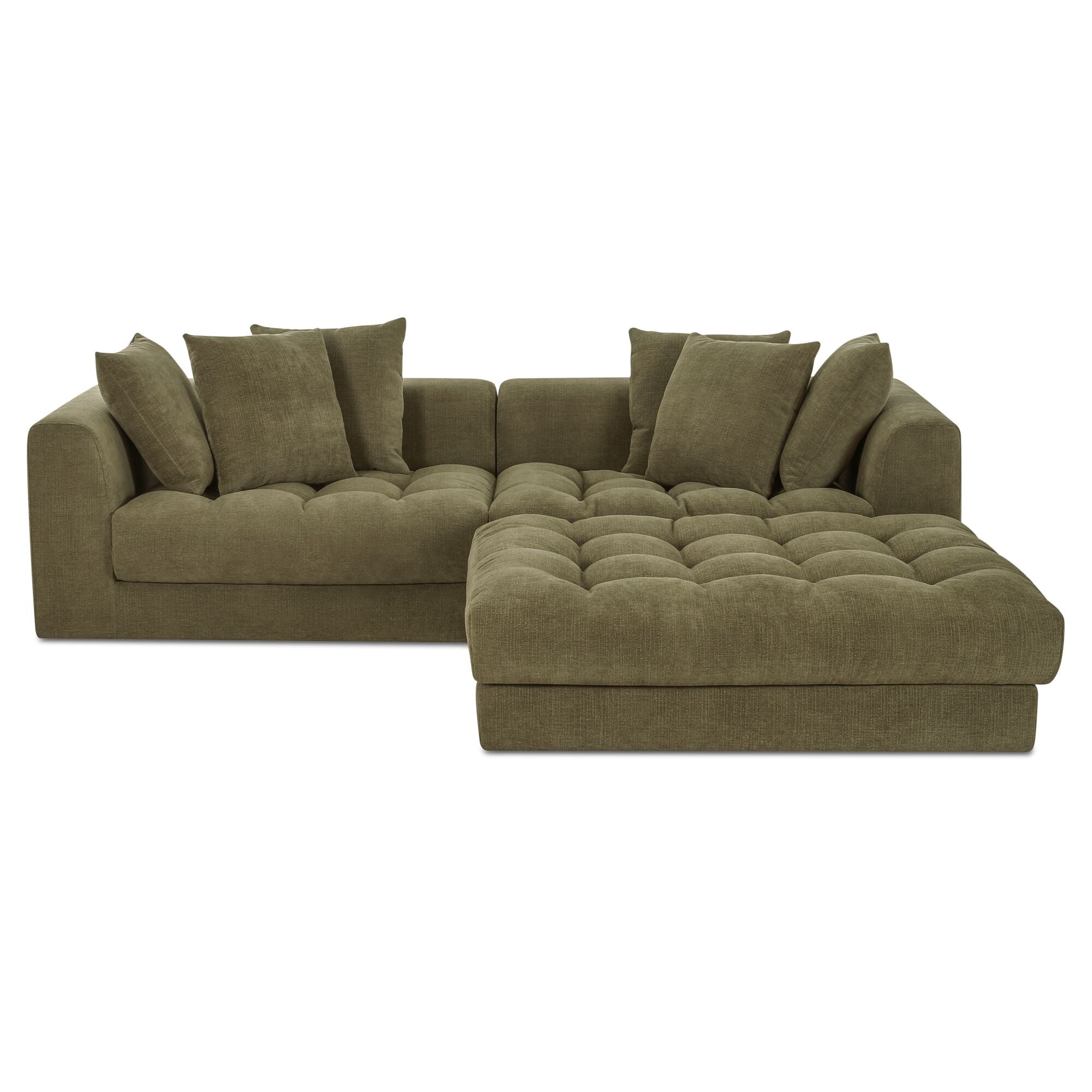 Davie Nook Modular Sectional Olive